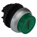 Eaton RMQ Titan M22 Series Green Momentary Push Button Head, 22 mm Cutout, IP69K 70011277 M22-DLH-G-X1+M22-A