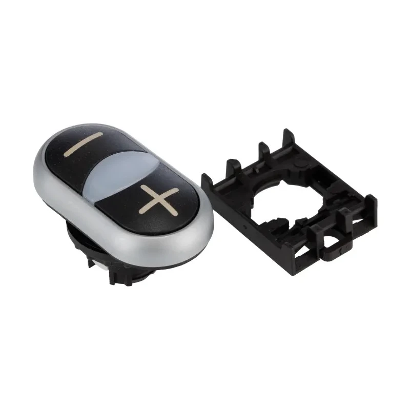 Eaton RMQ Titan M22 Series Black Momentary Push Button Head 22 mm Cutout IP66 70011281 M22-DDL-S-X4/X5+M22-A