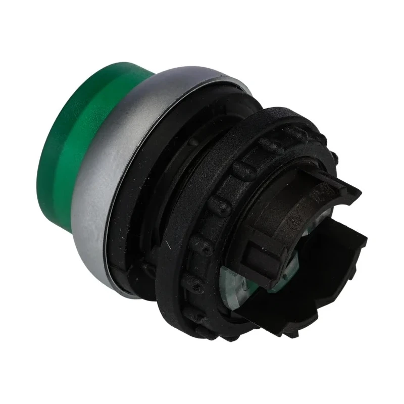 Eaton RMQ Titan M22 Series Green Momentary Push Button Head, 22 mm Cutout, IP69K 70011277 M22-DLH-G-X1+M22-A