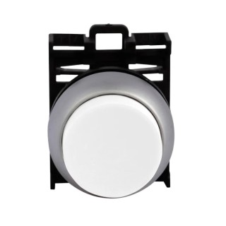 Eaton RMQ Titan M22 Series White Maintained Push Button Head 22 mm Cutout IP69K 78635796 M22-DRH-W+M22-A