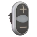 Eaton RMQ Titan M22 Series Black Momentary Push Button Head 22 mm Cutout IP66 70011281 M22-DDL-S-X4/X5+M22-A