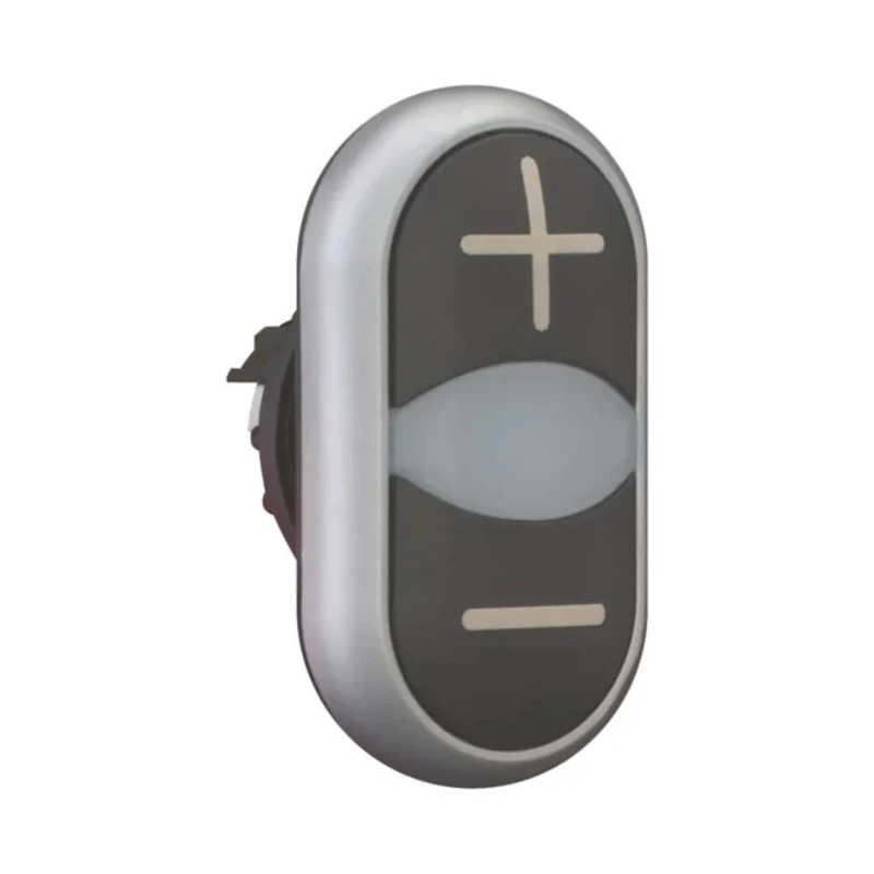 Eaton RMQ Titan M22 Series Black Momentary Push Button Head 22 mm Cutout IP66 70011281 M22-DDL-S-X4/X5+M22-A