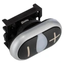 Eaton RMQ Titan M22 Series Black Momentary Push Button Head 22 mm Cutout IP66 70011281 M22-DDL-S-X4/X5+M22-A
