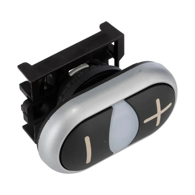 Eaton RMQ Titan M22 Series Black Momentary Push Button Head 22 mm Cutout IP66 70011281 M22-DDL-S-X4/X5+M22-A