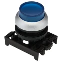 Eaton RMQ Titan M22 Series Blue Round Momentary Push Button Head 22 mm Cutout Diameter IP69K 78635815 M22-DLH-B+M22-A