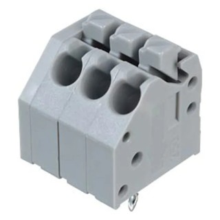 WAGO 250 Series PCB Female Solder Pin Lighting Connector, 3-Pole, 3-Way, 630V, 10A Current 250-203