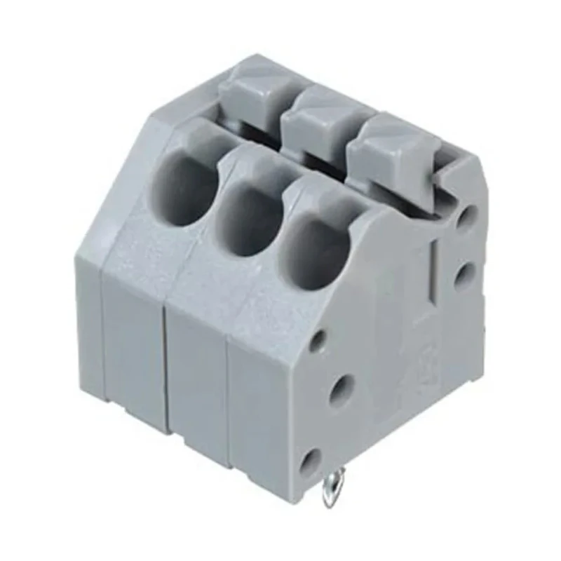 WAGO 250 Series PCB Female Solder Pin Lighting Connector, 3-Pole, 3-Way, 630V, 10A Current 250-203