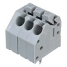 WAGO 250 Series PCB Female Solder Pin Lighting Connector, 3-Pole, 3-Way, 630V, 10A Current 250-203