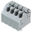 WAGO 250 Series 4-Pole PCB Terminal Block Female Push-in 630V 10A 0.2-1.5mm² Copper Alloy Contact 250-204