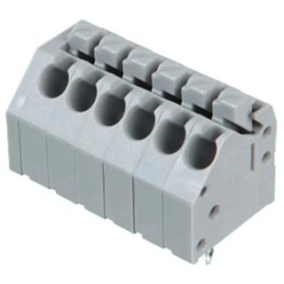 WAGO 250 Series PCB PCB Female Solder Pin Lighting Connector, 6-Pole, 6-Way, 3.5mm Pitch, 630V 250-206