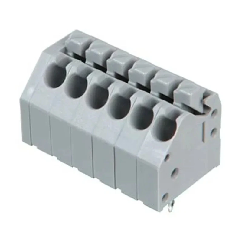 WAGO 250 Series PCB PCB Female Solder Pin Lighting Connector, 6-Pole, 6-Way, 3.5mm Pitch, 630V 250-206