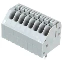 WAGO 250 Series PCB Female Solder Pin Lighting Connector 8-Pole 8-Way 2.5mm Pitch 320V 24AWG 250-408