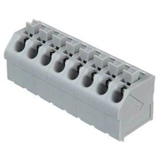 WAGO 250 Series PCB Push-In Cage Clamp Female Cage Clamp 8-Pole 5mm Pitch 630V 10A 17.5A 2A 250-508