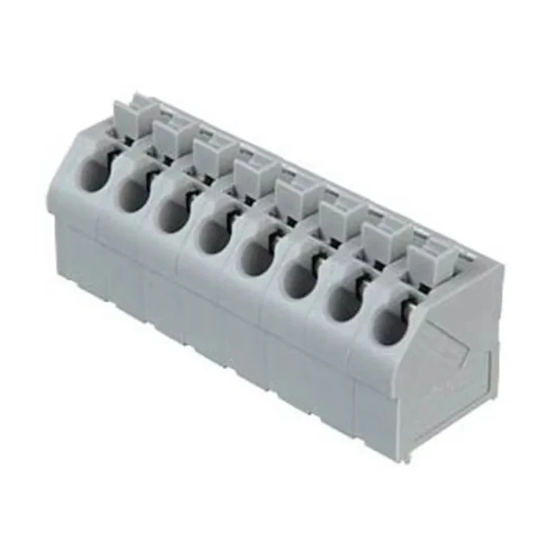 WAGO 250 Series PCB Push-In Cage Clamp Female Cage Clamp 8-Pole 5mm Pitch 630V 10A 17.5A 2A 250-508