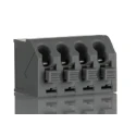 WAGO 250 Series 4-Pole 4-Way PCB Terminal Block Female Solder Pin, 5mm Pitch, 630V Voltage 250-504