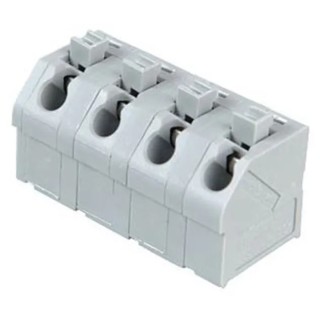 WAGO 250 Series PCB Female Solder Pin Lighting Connector 4-Pole 4-Way 1kV 250-604