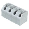 WAGO 250 Series PCB Female Solder Pin Lighting Connector 4-Pole 4-Way 1kV 250-604