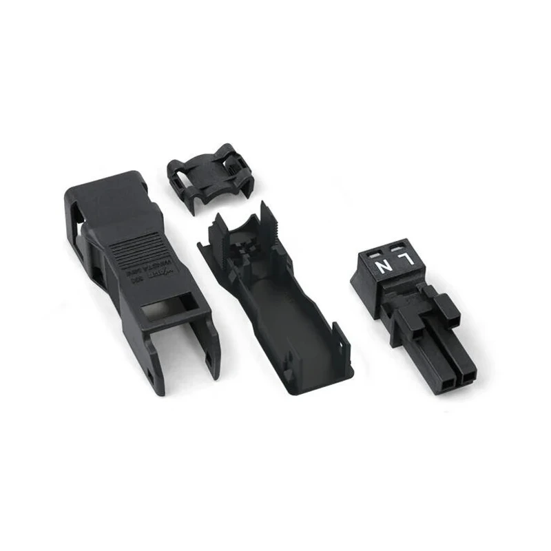 WAGO 890 Series 2-Pole Cable Winsta Mini Socket Female Cage Clamp Lighting Connector 16A 250V IP40 890-102