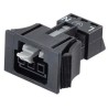 WAGO 890 Series Snap-in Winsta Mini Snap In Socket Female Cage Clamp, 3-Pole, 16A, 3-Way, 250V, IP40 890-703