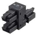WAGO 890 Series Cable Winsta Mini H Distribution Connector Male/Female Crimp, 3-Pole, 16A, 3-Way, IP40 IP40