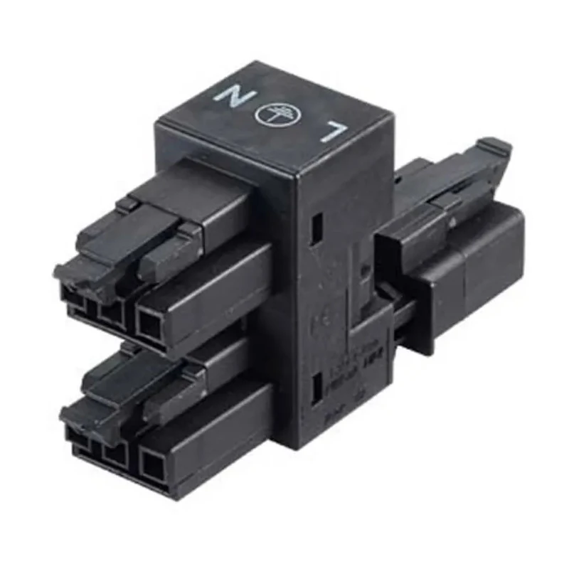 WAGO 890 Series Cable Winsta Mini H Distribution Connector Male/Female Crimp, 3-Pole, 16A, 3-Way, IP40 IP40