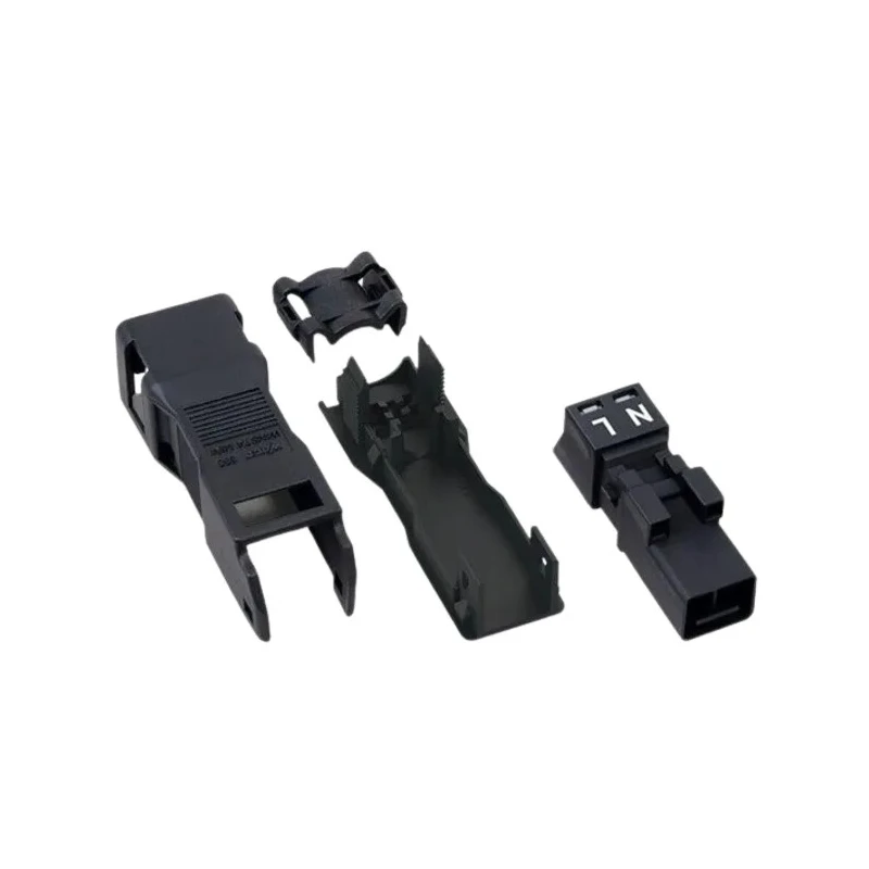WAGO 890 Series Cable Winsta Mini Plug Male Cage Clamp 2-Pole, 16A, 250V, 2-Way, IP40 890-112