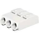 WAGO 2060 Series PCB Terminal Block Female Push-in, 3-Pole, 9A, 320V, 3-Way 2060-453/998-404