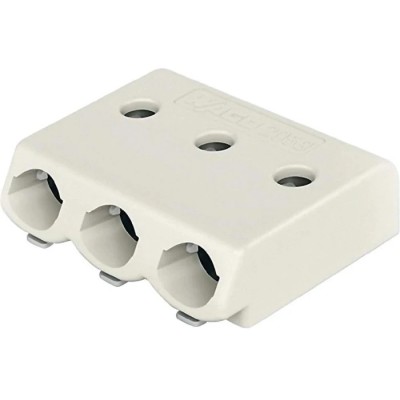 WAGO Lighting Connector PCB Terminal Block Female Wire 3-Pole 3A 320V 3-Way 2059-303/998-403