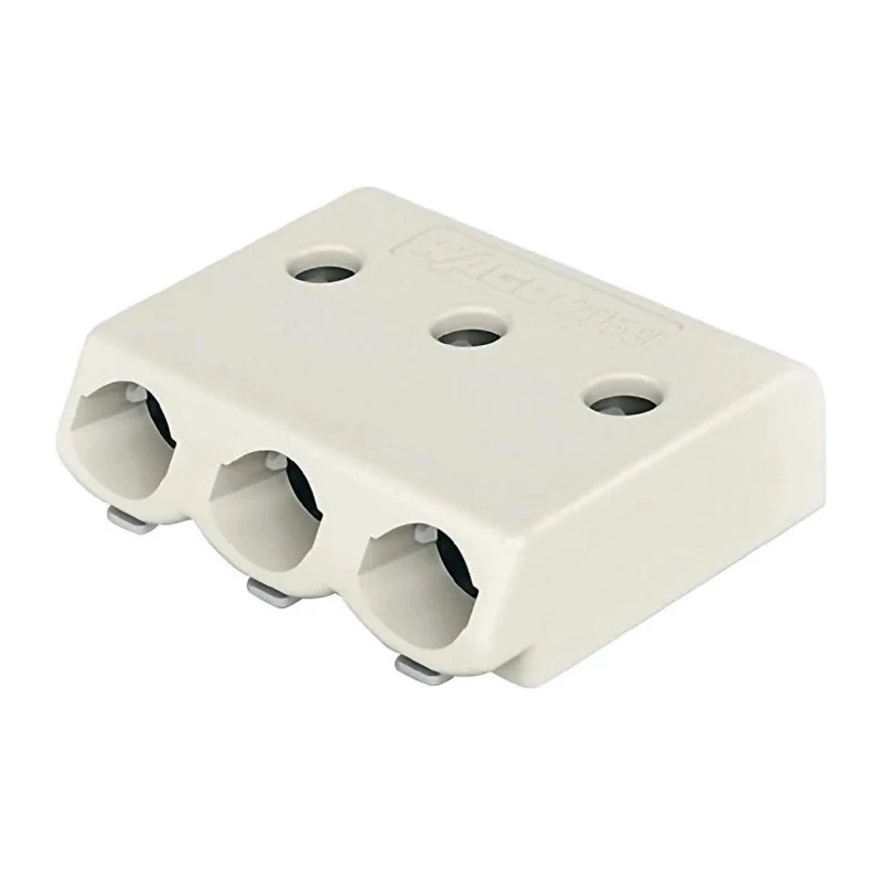 WAGO Lighting Connector PCB Terminal Block Female Wire 3-Pole 3A 320V 3-Way 2059-303/998-403