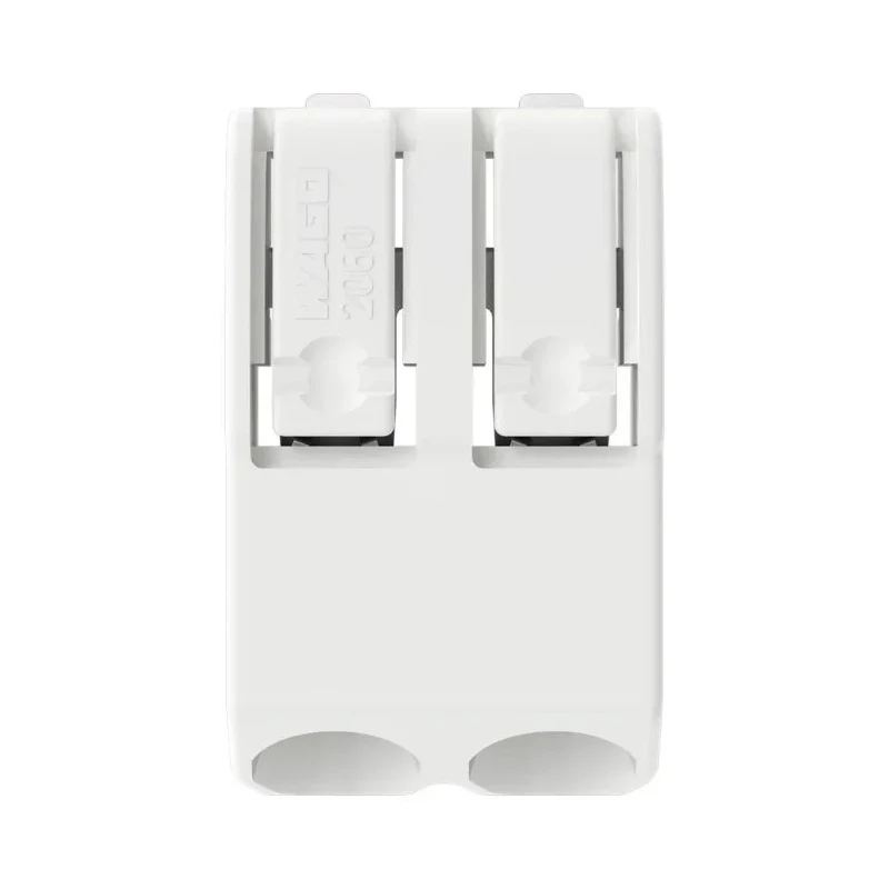 WAGO 2060 Series PCB Terminal Block Female Push-in, 2-Pole, 9A, 320V 2060-452/998-404