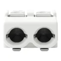 WAGO 2060 Series PCB Terminal Block Female Push-in, 2-Pole, 9A, 320V 2060-452/998-404