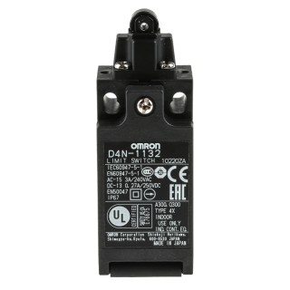 Omron D4n Series Roller Plunger Interlock Switch, 1 NO/1 NC, IP67 