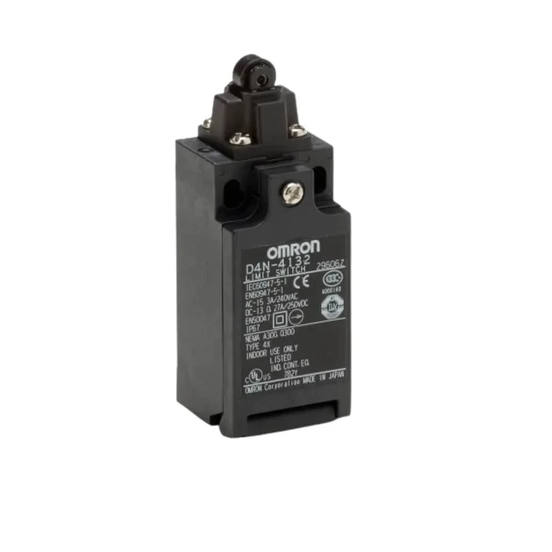 Omron D4n Series Roller Plunger Interlock Switch, 1 NO/1 NC, IP67 
