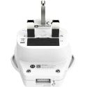 SKROSS Travel Adapter World UK, 13A, 250V USB Charging Port SKR-0087RS