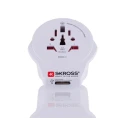 SKROSS Travel Adapter World UK, 13A, 250V USB Charging Port SKR-0087RS