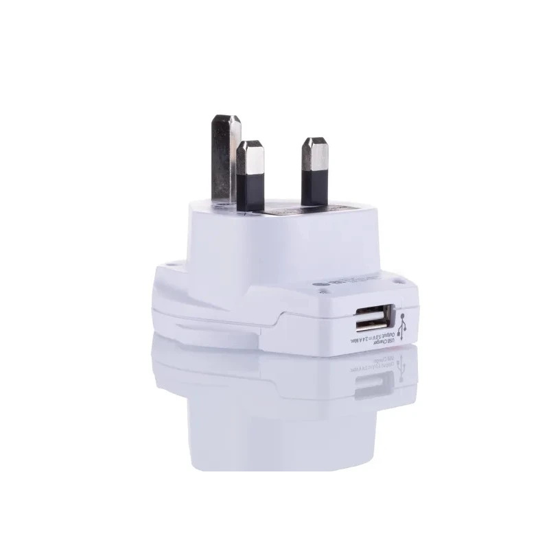 SKROSS Travel Adapter World UK, 13A, 250V USB Charging Port SKR-0087RS