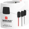 SKROSS Travel Adapter & Converter 6.3A 250V Euro Type F Schuko Plug Retractable Plugs SKR-0085RS