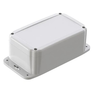 CAMDENBOSS Flanged 72 Series Grey Polycarbonate Enclosure IP66 83.8 mm x 222.3 mm x 133.4 mm 