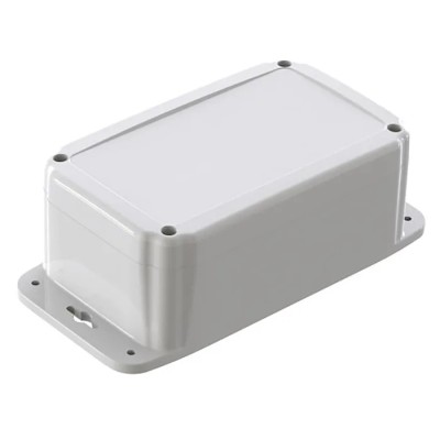 CAMDENBOSS Flanged 72 Series Grey Polycarbonate Enclosure IP66, 78.5 mm x 193.8 mm x 117.6 mm 
