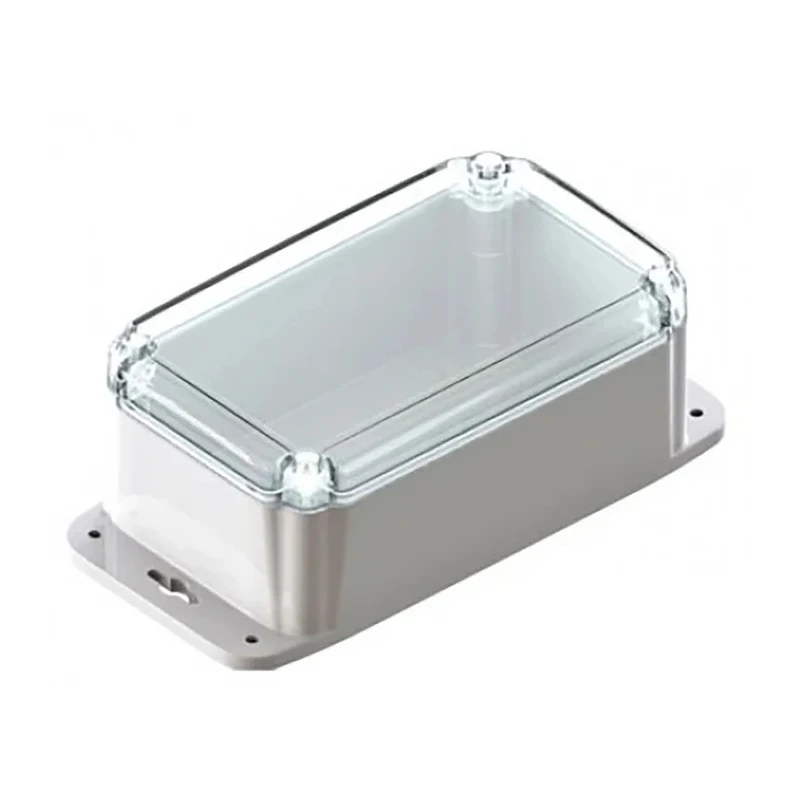 CAMDENBOSS Flanged 72 Series Grey Transparent Lid Polycarbonate Enclosure IP66 78.5 mm x 193.8 mm x 117.6 mm CHD7211GY