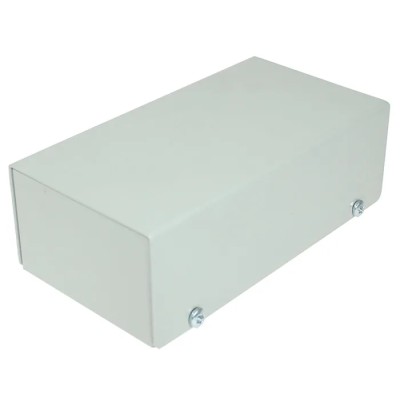 CAMDENBOSS CUABOX Series Grey Lid Aluminium Enclosure 35 mm x 105 mm x 125 mm CUABOX006