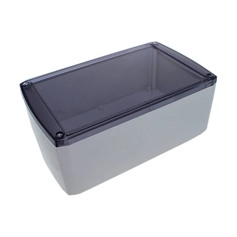 CAMDENBOSS 1102 Series Grey Transparent Lid ABS Enclosure, IP54, 35 mm x 90 mm x 50 mm CSACTT001
