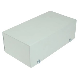 CAMDENBOSS CUABOX Series Grey Lid Aluminium Enclosure 45 mm x 155 mm x 105 mm CUABOX009