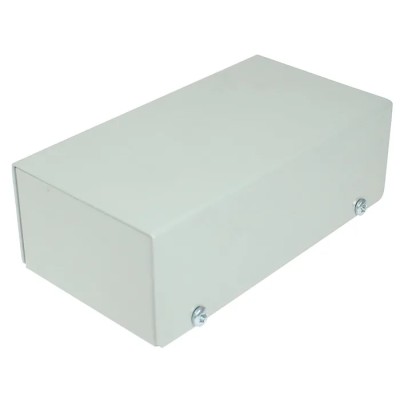 CAMDENBOSS CUABOX Series Grey Lid Aluminium Enclosure 45 mm x 155 mm x 105 mm CUABOX009