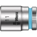 Wera Socket 1/4 in Drive 11 mm 6 Point Hex Chrome Vanadium Steel 23mm Overall Length 05003510001