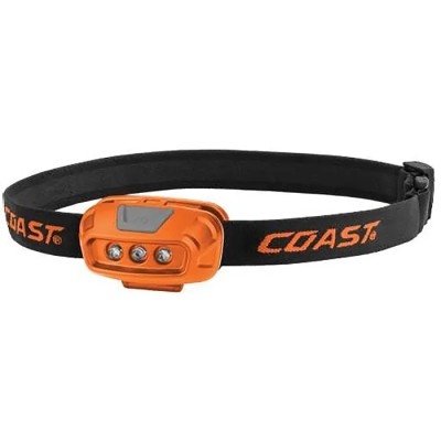 Coast FL14 Orange LED Head Torch 37 lm Flood Beam 22 m IPX4 Waterproof Lightweight Design FL14 Orange