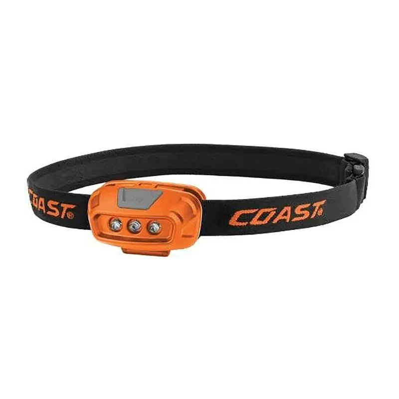 Coast FL14 Orange LED Head Torch 37 lm Flood Beam 22 m IPX4 Waterproof Lightweight Design FL14 Orange