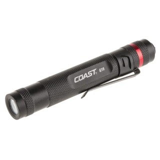 Coast LED Pen Torch Black 54 lm Flood Beam, Aluminium Housing, 102 mm G19