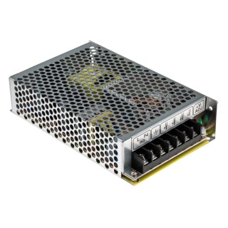MEAN WELL Switching Power Supply 12V DC, 102W, 8.5A Output, Universal Input 88-264V AC, Chassis Mount RS-100-12