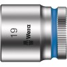 Wera 3/8 in Drive 19 mm 6 Point Hex Chrome Vanadium Steel Socket 30mm Overall Length 05003564001